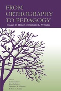 Cover: From Orthography to Pedagogy - Psychology Press