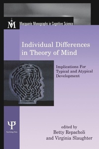 Enlarge image Cover: Individual Differences in Theory of Mind - Psychology Press Ltd