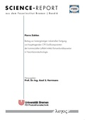 Cover: Beitrag zur kosteng&uuml;nstigen industriellen Fertigung von haupttragenden CFK-Gro&szlig;komponenten der kommerziellen Luftfahrt mittels Kernverbundbauweise in Harzinfusionstechnologie - Logos Berlin