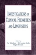 Cover: Investigations in Clinical Phonetics and Linguistics - Psychology Press