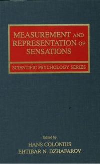 Enlarge image Cover: Measurement and Representation of Sensations - Psychology Press Ltd
