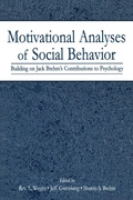Cover: Motivational Analyses of Social Behavior - Psychology Press Ltd