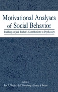 Cover: Motivational Analyses of Social Behavior - Psychology Press