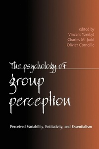 Enlarge image Cover: The Psychology of Group Perception - Psychology Press Ltd