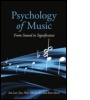 Cover: Psychology of Music - Psychology Press Ltd
