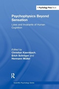 Cover: Psychophysics Beyond Sensation - Psychology Press Ltd