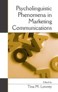 Cover: Psycholinguistic Phenomena in Marketing Communications - Psychology Press