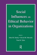 Cover: Social Influences on Ethical Behavior in Organizations - Psychology Press Ltd