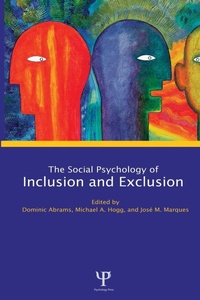 Enlarge image Cover: Social Psychology of Inclusion and Exclusion - Psychology Press Ltd