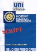 Cover: Religionsphilosophie, Teil 3 - scholo Verlag