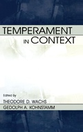 Cover: Temperament in Context - Psychology Press