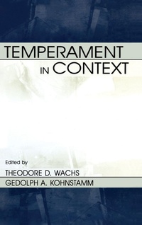 Enlarge image Cover: Temperament in Context - Psychology Press