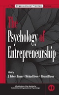 Cover: The Psychology of Entrepreneurship - Psychology Press