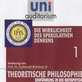 Cover: Theoretische Philosophie - Eine Einf&uuml;hrung, Teil 1 - scholo Verlag