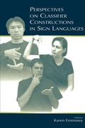 Cover: Perspectives on Classifier Constructions in Sign Languages - Psychology Press