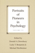 Cover: Portraits of Pioneers in Psychology - Psychology Press