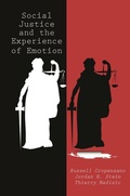 Cover: Social Justice and the Experience of Emotion - Routledge