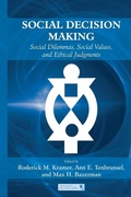 Cover: Social Decision Making - Psychology Press Ltd