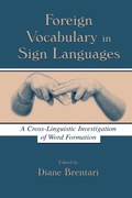 Cover: Foreign Vocabulary in Sign Languages - Psychology Press Ltd