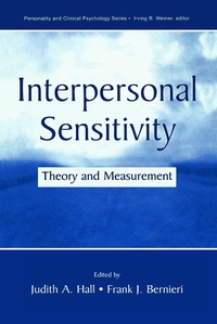 Enlarge image Cover: Interpersonal Sensitivity - Psychology Press Ltd
