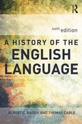 Cover: A History of the English Language - Routledge