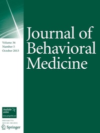 Abbildung von: Journal of Behavioral Medicine - Springer