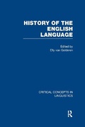 Cover: History of the English Language - Routledge