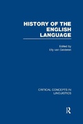Cover: History of the English Language - Routledge