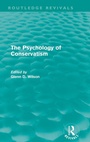 Cover: The Psychology of Conservatism (Routledge Revivals) - Routledge