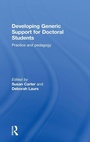 Cover: Developing Generic Support for Doctoral Students - Routledge