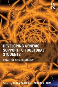 Enlarge image Cover: Developing Generic Support for Doctoral Students - Routledge