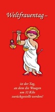 Cover: Weltfrauentag - ist der Tag, an dem die Waagen um 10 Kilo zur&uuml;ckgestellt werden! - Knapp, Fritz