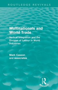 Enlarge image Cover: Multinationals and World Trade (Routledge Revivals) - Routledge