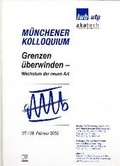 Cover: M&uuml;nchener Kolloquium 2003 - Grenzen &uuml;berwinden - utzverlag GmbH