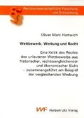 Cover: Wettbewerb, Werbung und Recht - utzverlag GmbH