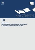Cover: Die Bestimmung des Personalbedarfs f&uuml;r den Materialfluss in Abh&auml;ngigkeit von Produktionsfl&auml;che und -menge - utzverlag GmbH