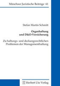 Abbildung von: Organhaftung und D&O-Versicherung - utzverlag GmbH