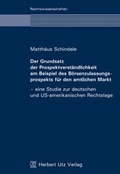 Cover: Der Grundsatz der Prospektverst&auml;ndlichkeit am Beispiel des B&ouml;rsenzulassungsprospekts f&uuml;r den amtlichen Markt - utzverlag GmbH