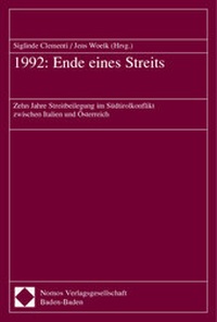 Enlarge image Cover: 1992: Ende eines Streits - Nomos