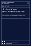 Cover: -Rational Choice- in der Rechtswissenschaft - Nomos