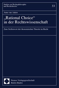 Enlarge image Cover: -Rational Choice- in der Rechtswissenschaft - Nomos