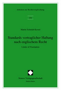 Abbildung von: Standards vertraglicher Haftung nach englischem Recht - Nomos