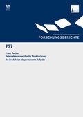 Cover: Unternehmensspezifische Strukturierung der Produktion als permanente Aufgabe - utzverlag GmbH