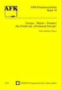 Cover: Europa - Macht - Frieden? - Nomos