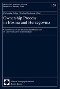Cover: Ownership Process in Bosnia and Herzegovina - Nomos