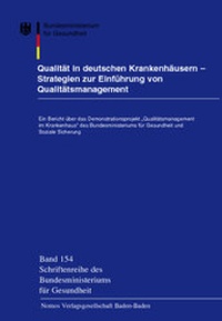 Abbildung von: Qualität in deutschen Krankenhäusern - Strategien zur Einführung von Qualitätsmanagement - Nomos