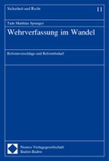 Cover: Wehrverfassung im Wandel - Nomos