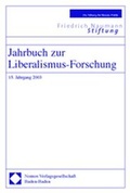 Cover: Jahrbuch zur Liberalismus-Forschung - Nomos