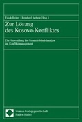 Cover: Zur L&ouml;sung des Kosovo-Konfliktes - Nomos