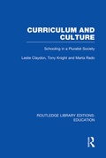Cover: Curriculum and Culture (RLE: Education) - Routledge